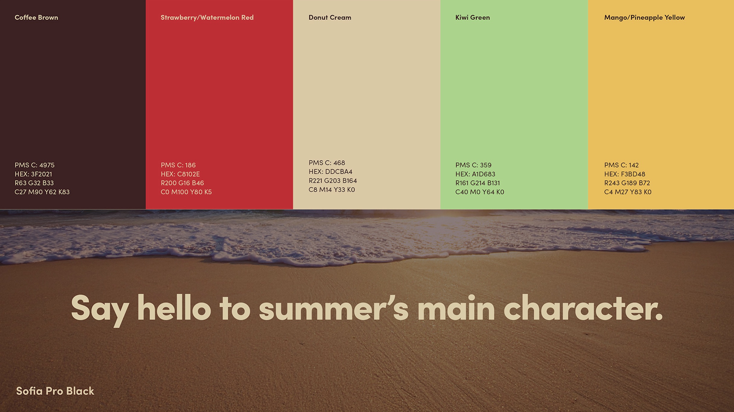 tim hortons refreshers color palette